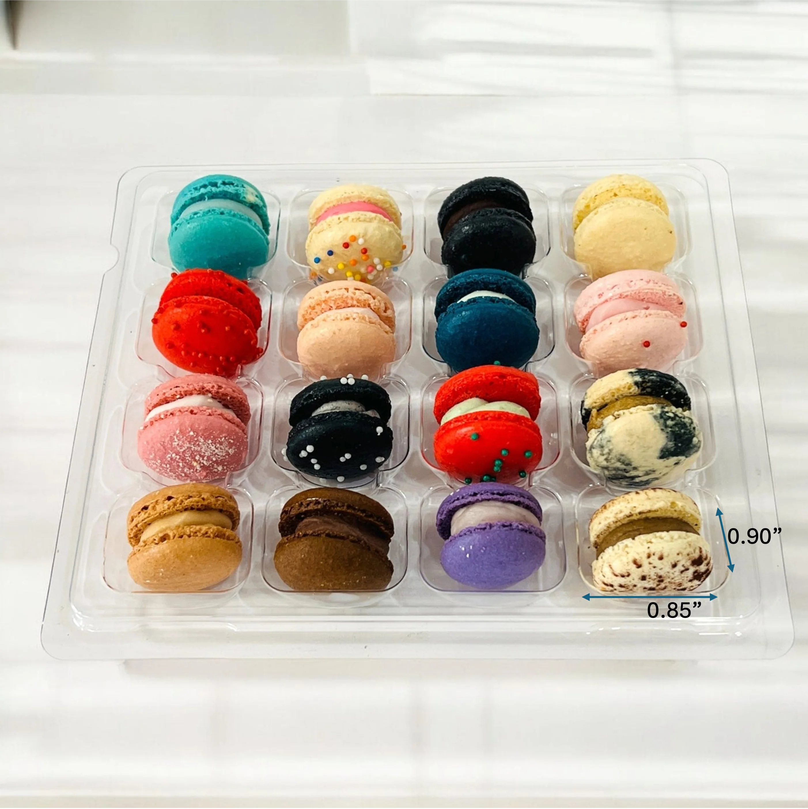 16 Pack | Surprise Me! Mini French Macarons - Cold Pack Included - Image 8