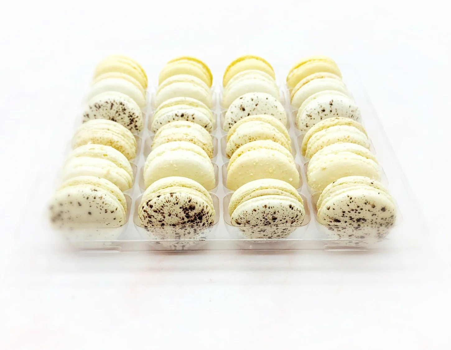 24 Pack Assorted Macaron, The Ivory Set | Great for any party, celebration. - Image 3