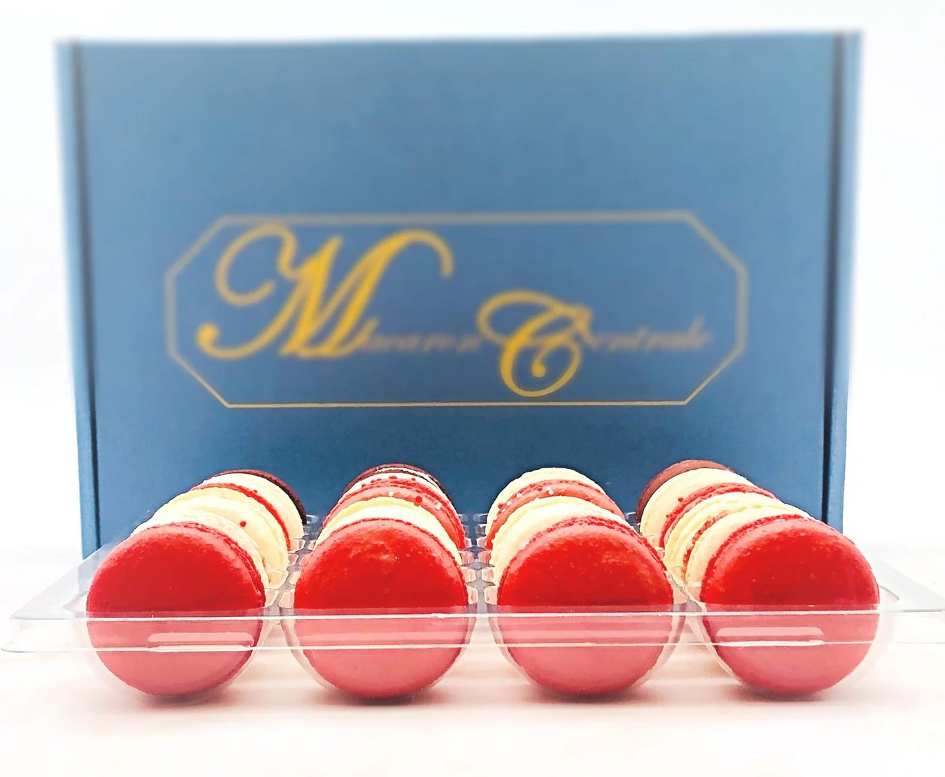 24 Pack Assorted Macaron, The Red Set | Great for any party, celebration. - Image 3