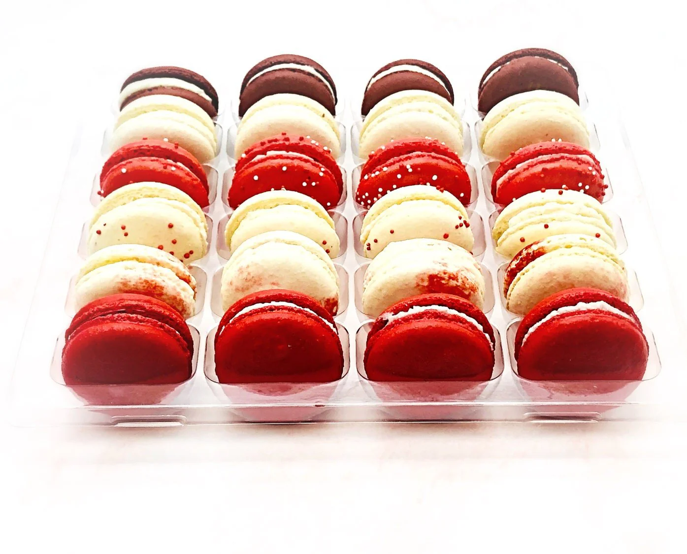 24 Pack Assorted Macaron, The Red Set | Great for any party, celebration. - Image 4