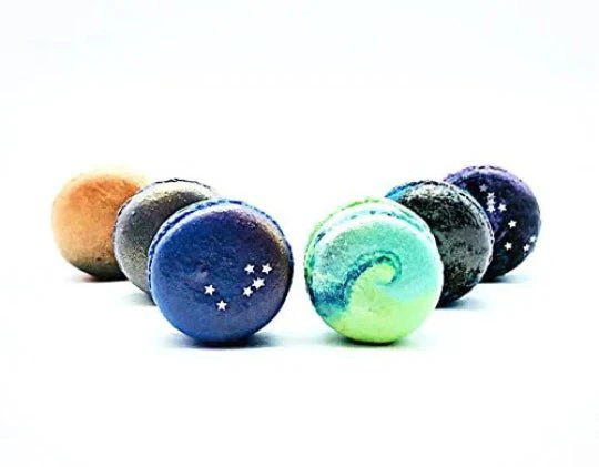 24 Pack Assorted Macaron, The Space Collection | Great for any party, celebration. - Image 3