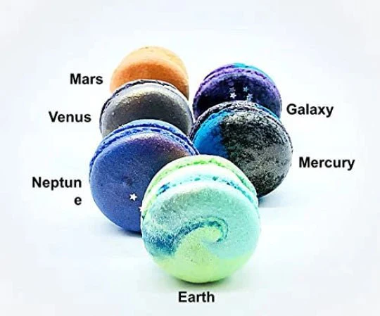 24 Pack Assorted Macaron, The Space Collection | Great for any party, celebration. - Image 5