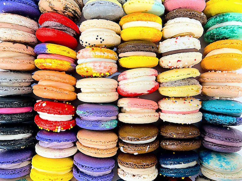 24 Pack | Surprise Me! French Macarons - Flavor Guide Included - Image 4