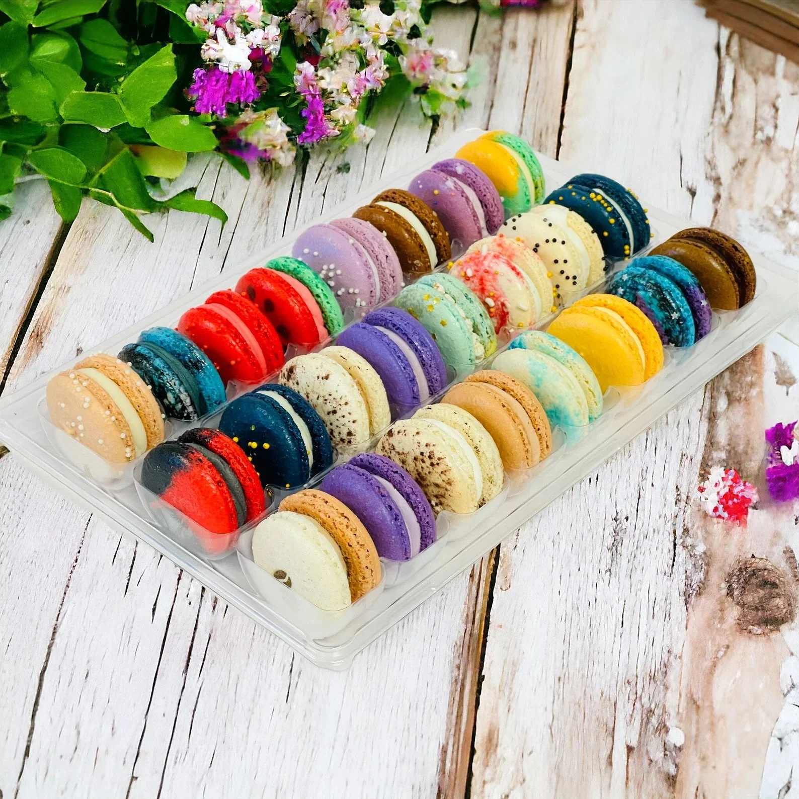 24 Pack | Surprise Me! French Macarons - Flavor Guide Included - Image 9