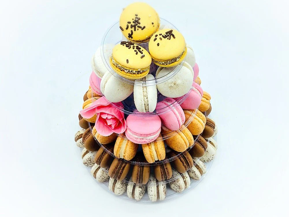 6 Tier Macaron Tower with Protective Case | Adjustable and Reusable - Image 4