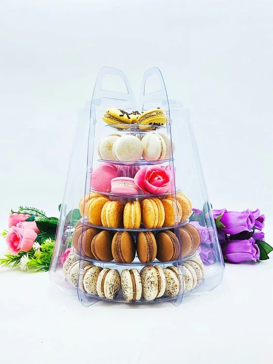 6 Tier Macaron Tower with Protective Case | Adjustable and Reusable - Image 5
