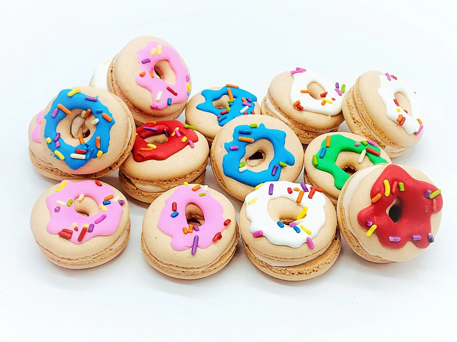 Assorted Donut Vegan Macarons - Image 4