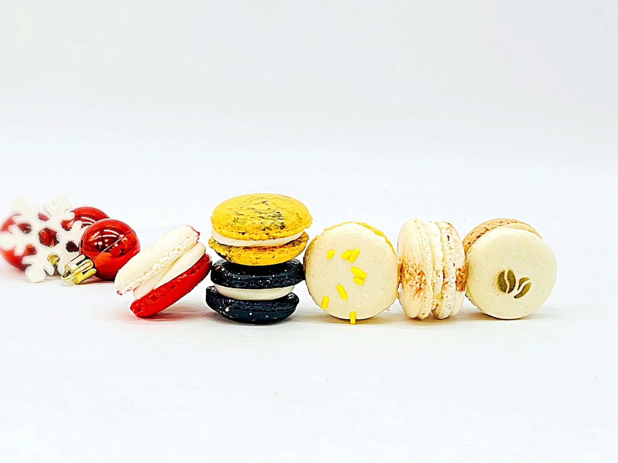 Assorted Macaron, The Winter Set | Great for any party, celebration | Available in 12, 24 and 48 Pack - Image 5