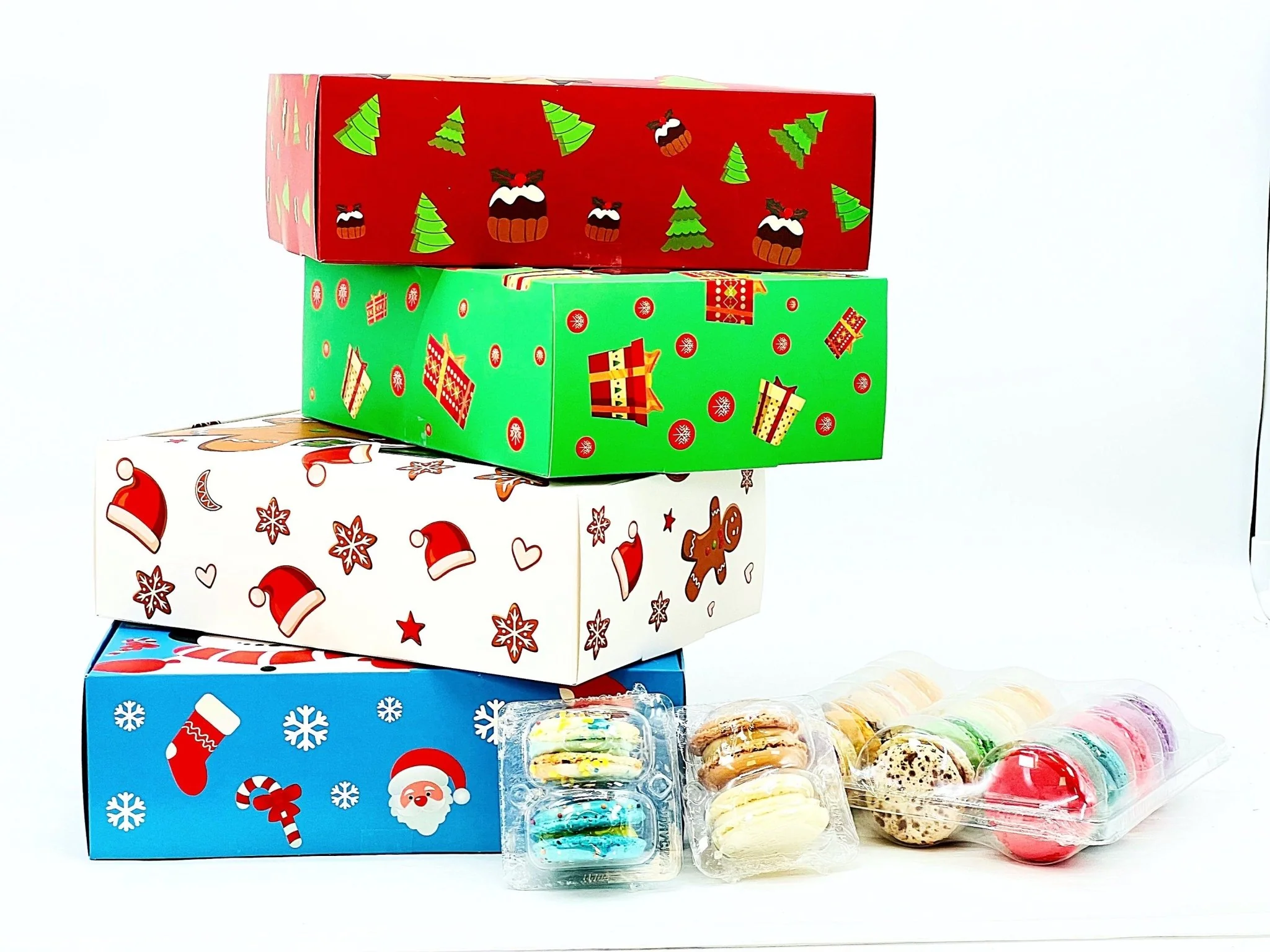 Holiday French Macaron Gift Box | 16 Pack Surprise Me! - Image 4