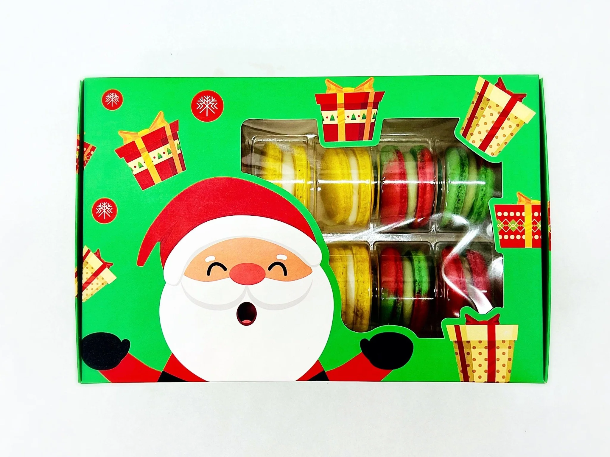 Holiday Gift Box Surprise Me! 12 Pack Vegan French Macarons Set | Dairy Free | 12 Different Flavors of Fun! - Image 4