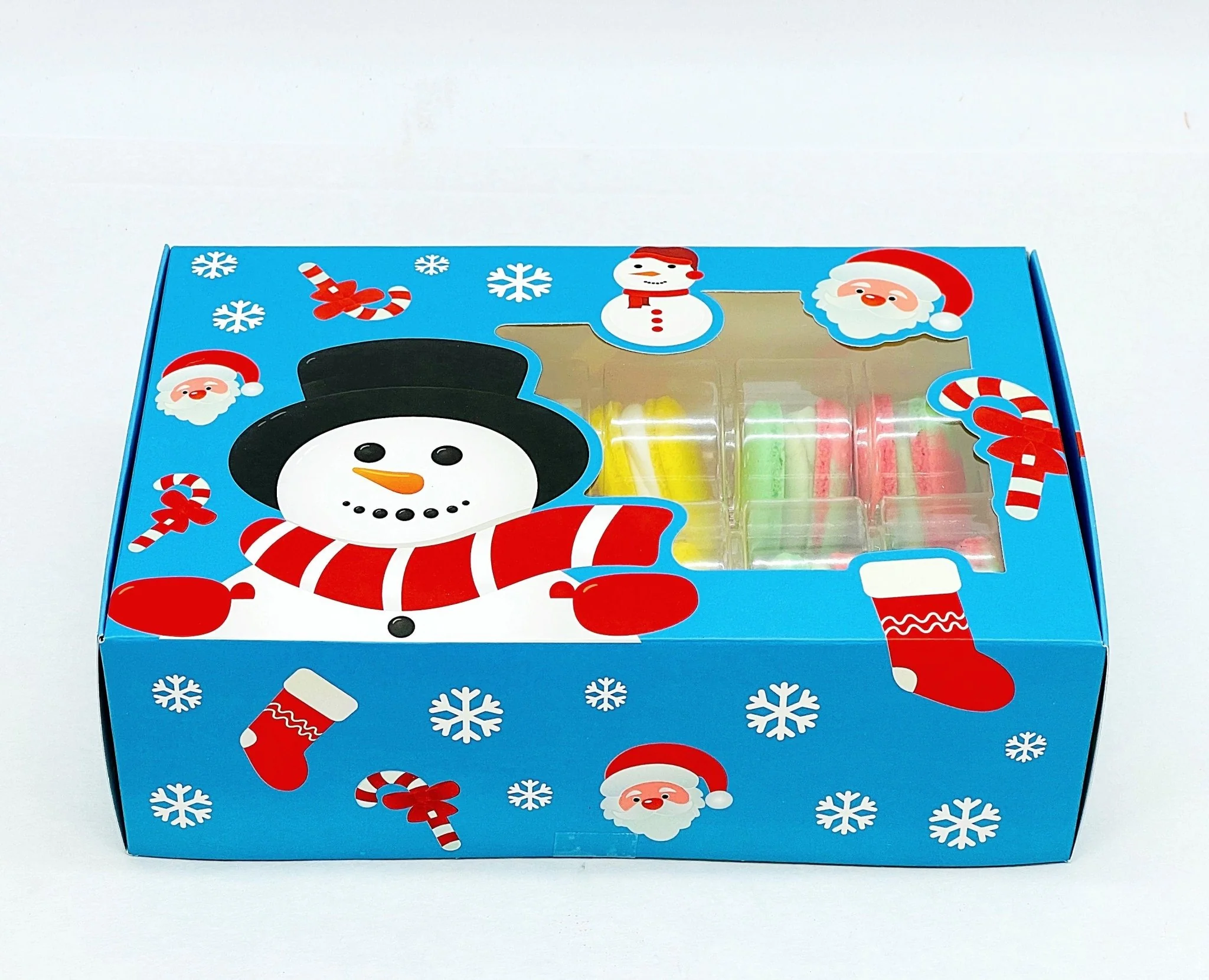 Holiday Gift Box Surprise Me! 12 Pack Vegan French Macarons Set | Dairy Free | 12 Different Flavors of Fun! - Image 5